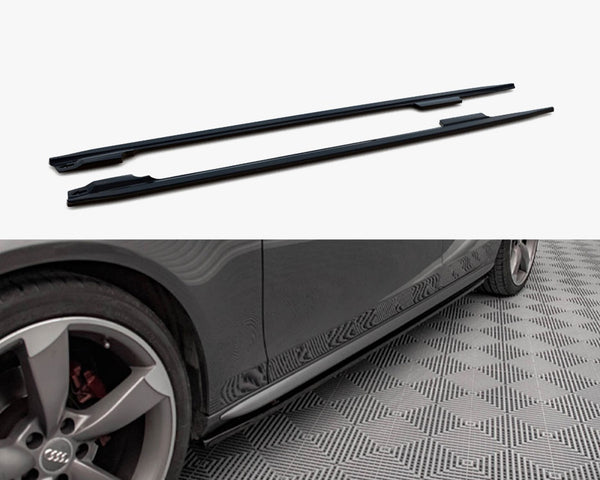 Audi - A4 / A4 S Line / S4 B8: Maxton Side Skirts V2
