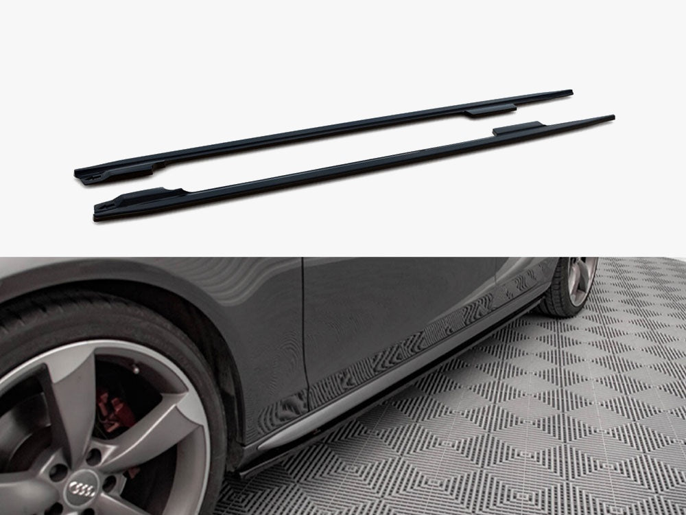 Audi - A4 / A4 S Line / S4 B8: Maxton Side Skirts V2