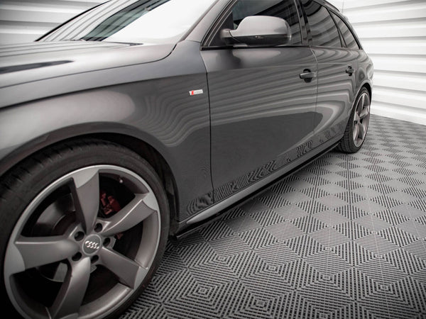 Audi - A4 / A4 S Line / S4 B8: Maxton Side Skirts V2