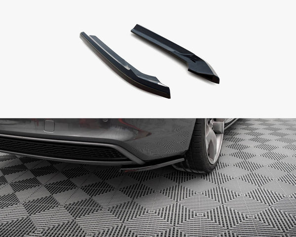 Audi - A4 S Line Avant B8 Facelift: Maxton Rear Side Splitters V2