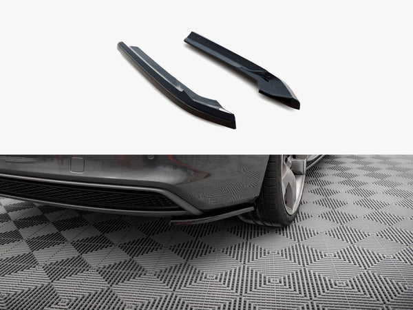 Audi - A4 S Line Avant B8 Facelift: Maxton Rear Side Splitters V2