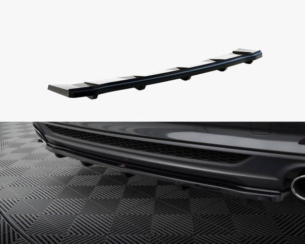 Audi - A5 S Line F5 Coupe / Sportback: Maxton Central Rear Splitter (Vertical Bars)