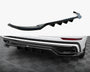 Audi - Q8 S Line MK1: Maxton Central Rear Splitter (Vertical Bars)