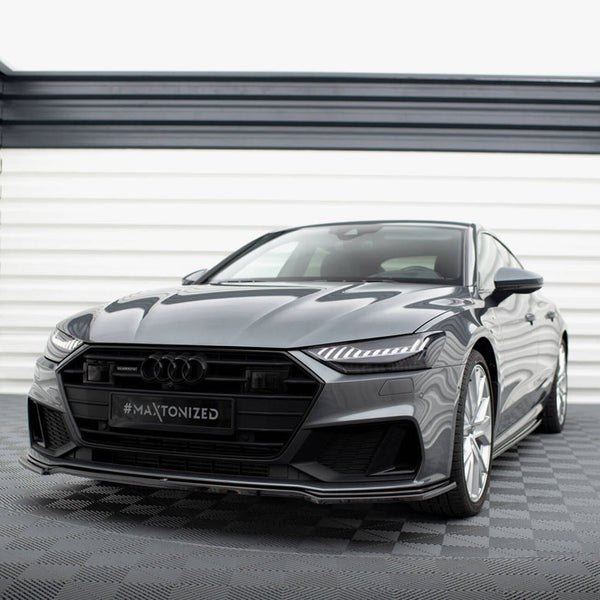 Audi - A7 S Line C8 / S7 C8 / C8 Facelift / S7 Facelift: Maxton Front Splitter V1