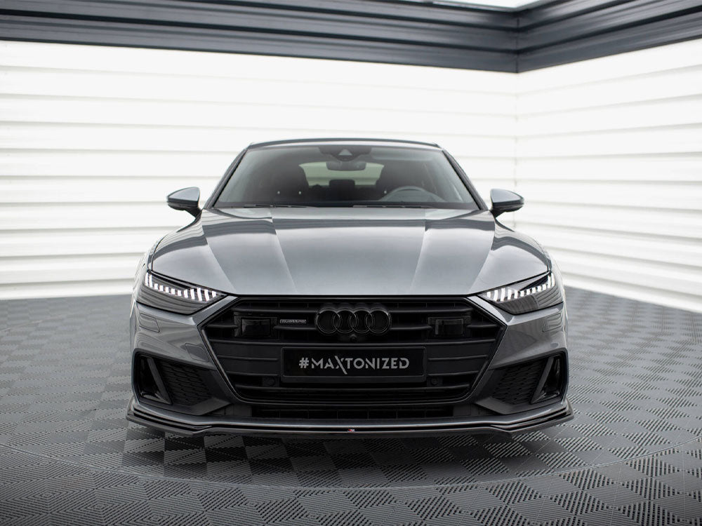 Audi - A7 S Line C8 / S7 C8 / C8 Facelift / S7 Facelift: Maxton Front Splitter V1