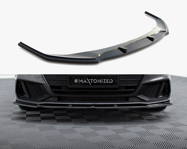 Audi - A7 S Line C8 / S7 C8 / C8 Facelift / S7 Facelift: Maxton Front Splitter V2