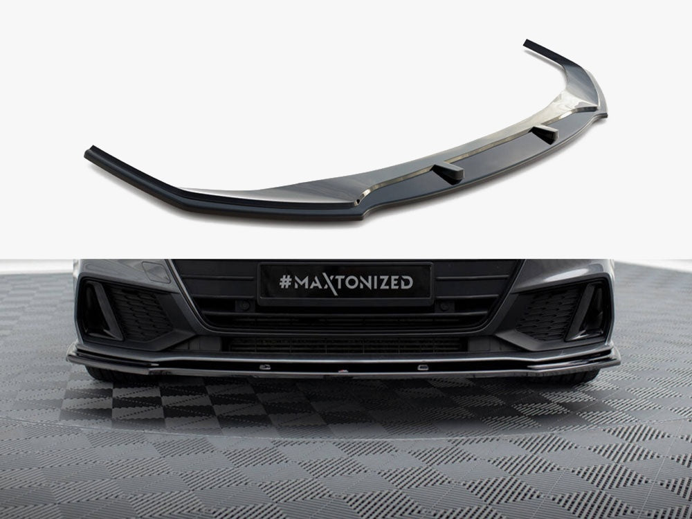 Audi - A7 S Line C8 / S7 C8 / C8 Facelift / S7 Facelift: Maxton Front Splitter V2