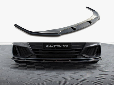 Audi - A7 S Line C8 / S7 C8 / C8 Facelift / S7 Facelift: Maxton Front Splitter V2