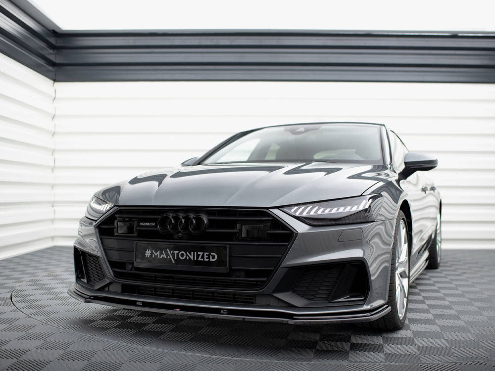 Audi - A7 S Line C8 / S7 C8 / C8 Facelift / S7 Facelift: Maxton Front Splitter V2