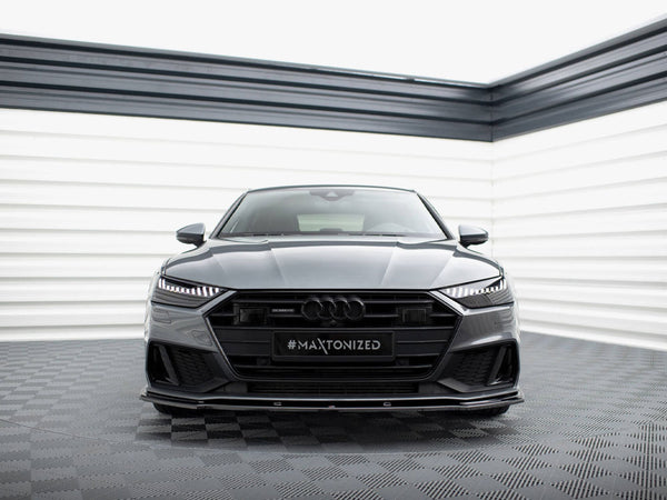 Audi - A7 S Line C8 / S7 C8 / C8 Facelift / S7 Facelift: Maxton Front Splitter V2