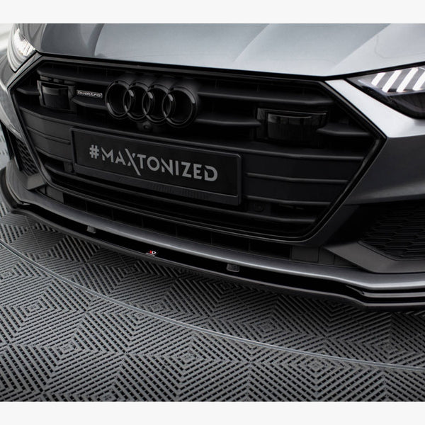 Audi - A7 S Line C8 / S7 C8 / C8 Facelift / S7 Facelift: Maxton Front Splitter V2