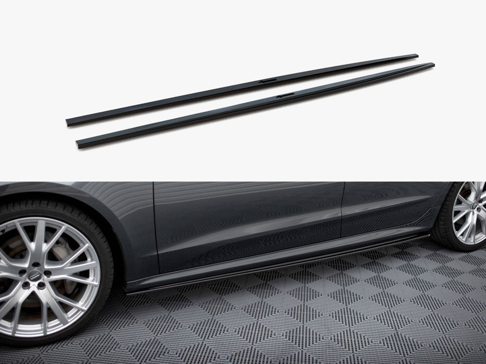 Audi - A7 S Line C8 / S7 C8 / C8 Facelift / S7 Facelift: Maxton Side Skirts