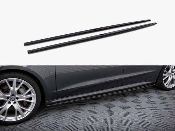 Audi - A7 S Line C8 / S7 C8 / C8 Facelift / S7 Facelift: Maxton Side Skirts