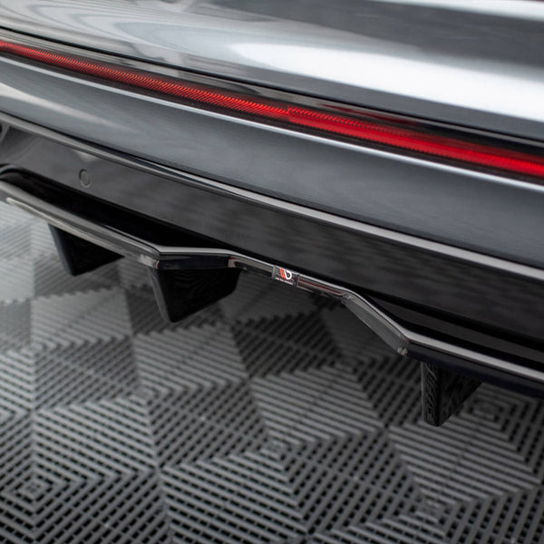 VW - Tiguan Allspace R Line MK2 Facelift: Maxton Rear Splitter (Vertical Bars)