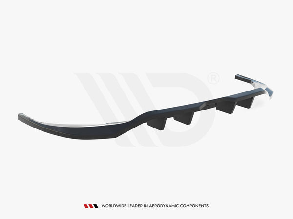 VW - Tiguan Allspace R Line MK2 Facelift: Maxton Rear Splitter (Vertical Bars)