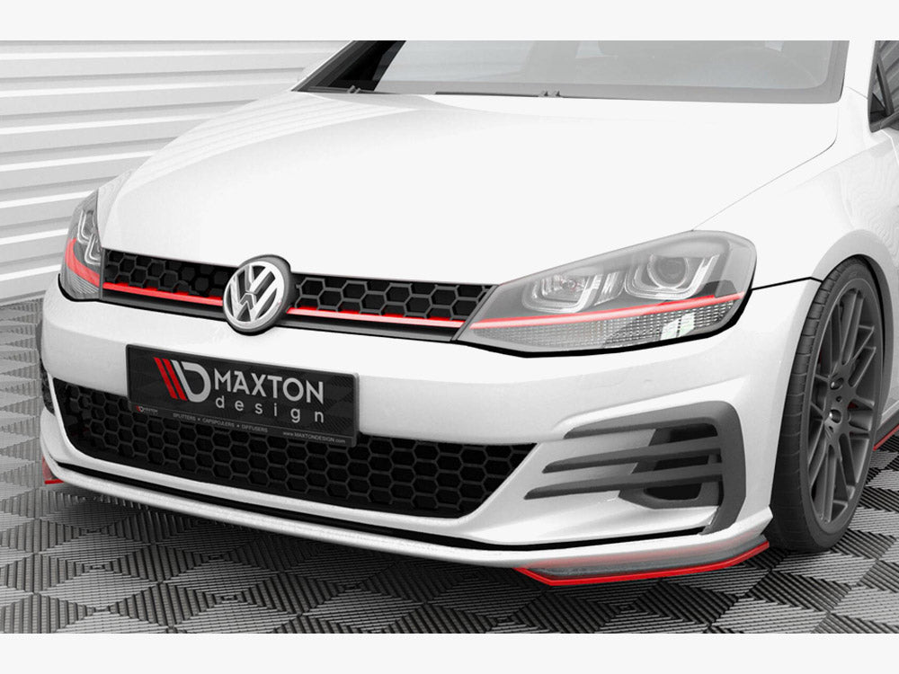 VW - Golf GTI / GTD MK7 Facelift: Maxton Front Side Splitters