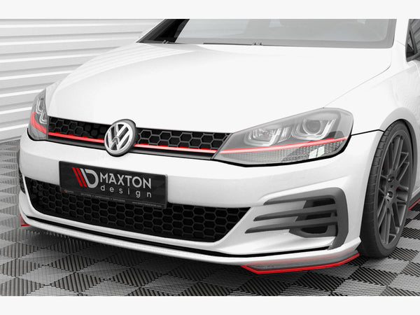 VW - Golf GTI / GTD MK7 Facelift: Maxton Front Side Splitters