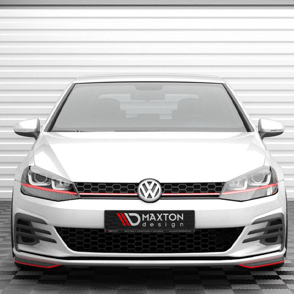 VW - Golf GTI / GTD MK7 Facelift: Maxton Front Side Splitters