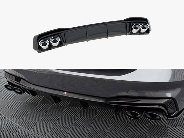 Audi - A7 S Line C8 / S7 C8 / C8 Facelift / S7 Facelift: Maxton Rear Diffuser + Exhaust Ends Imitation