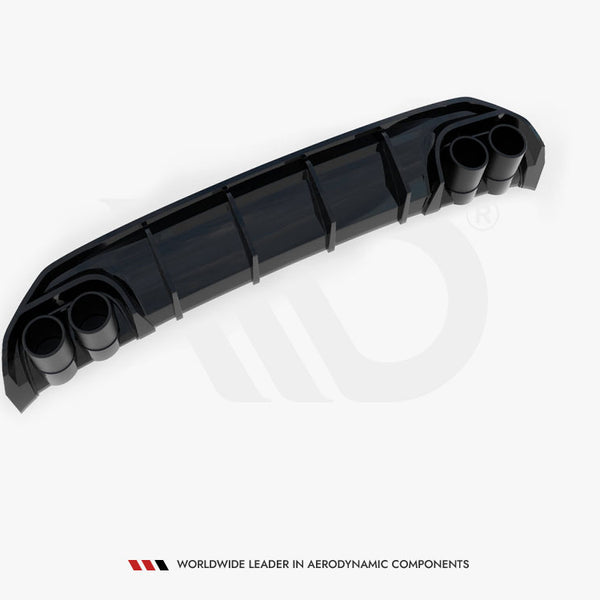 Audi - A3 S Line Sedan 8Y: Maxton Rear Diffuser + Exhaust Ends Imitation