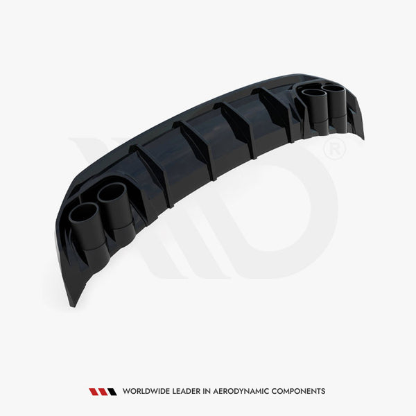 Audi - A3 S Line Sedan 8Y: Maxton Rear Diffuser + Exhaust Ends Imitation