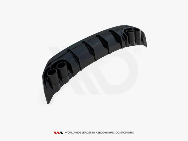 Audi - A3 S Line Sedan 8Y: Maxton Rear Diffuser + Exhaust Ends Imitation