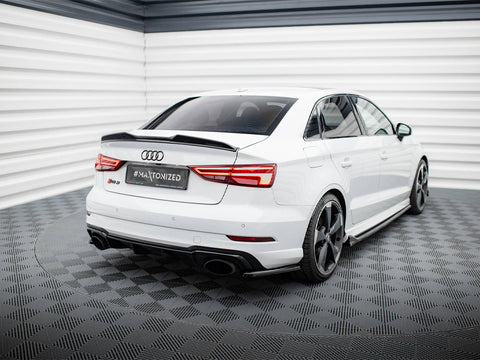 Audi - RS3 Sedan 8V Facelift: Maxton Rear Side Splitters V2