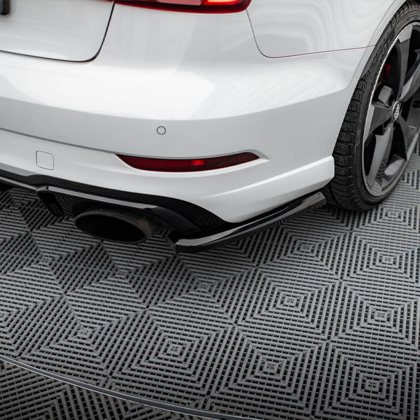 Audi - RS3 Sedan 8V Facelift: Maxton Rear Side Splitters V2