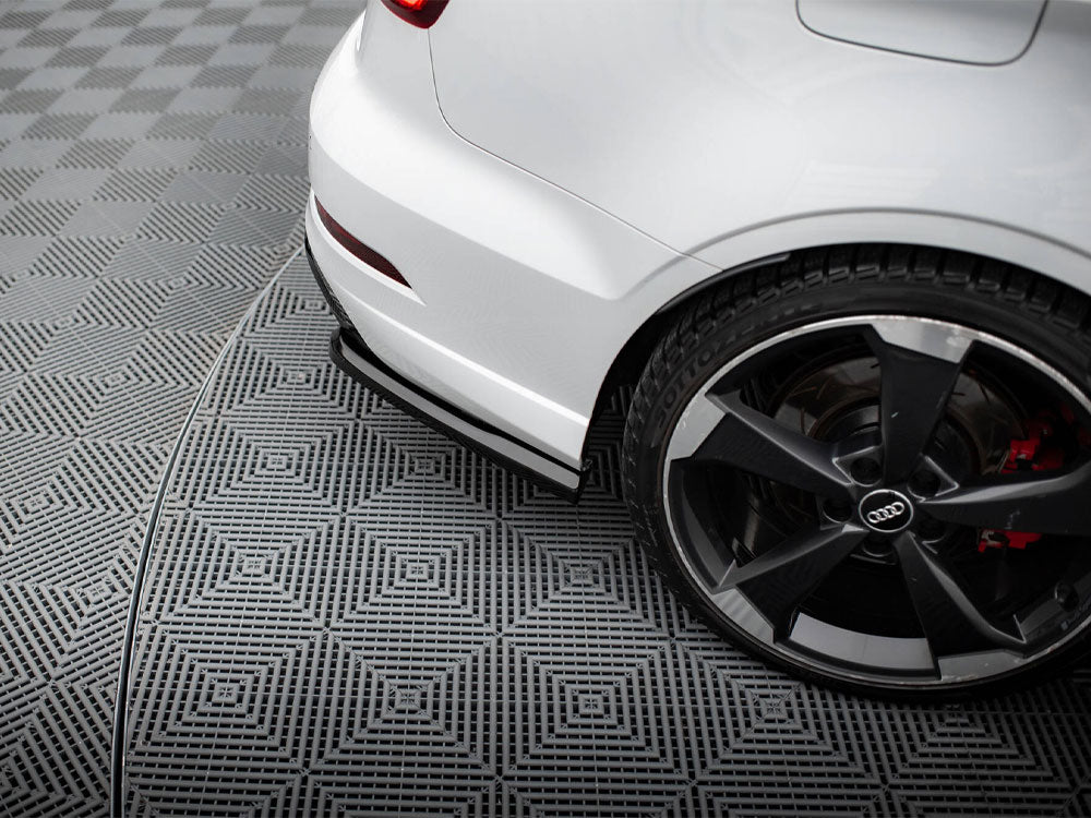 Audi - RS3 Sedan 8V Facelift: Maxton Rear Side Splitters V2