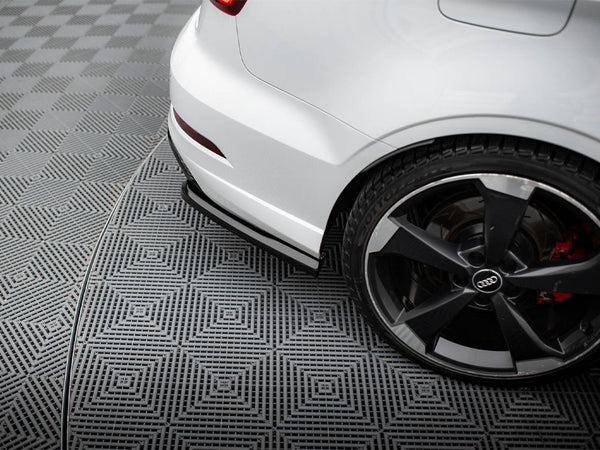 Audi - RS3 Sedan 8V Facelift: Maxton Rear Side Splitters V2