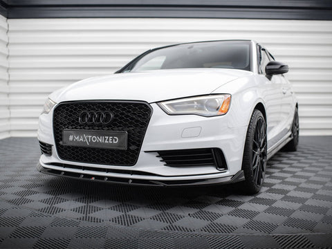 Audi - A3 Sedan 8V: Maxton Front Splitter V1