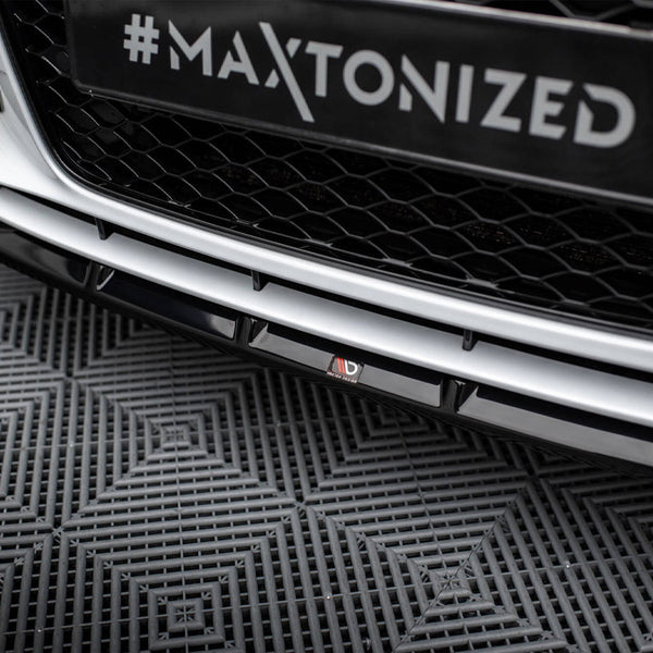 Audi - A3 Sedan 8V: Maxton Front Splitter V1