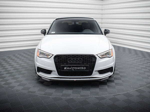 Audi - A3 Sedan 8V: Maxton Front Splitter V2