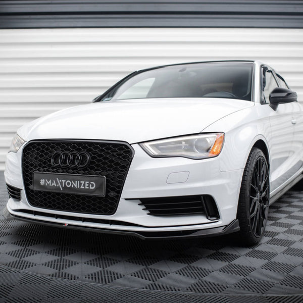 Audi - A3 Sedan 8V: Maxton Front Splitter V2