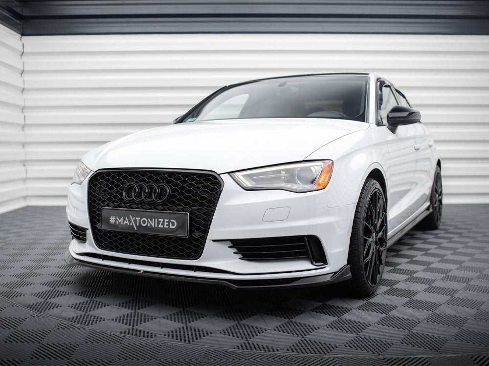 Audi - A3 Sedan 8V: Maxton Front Splitter V2