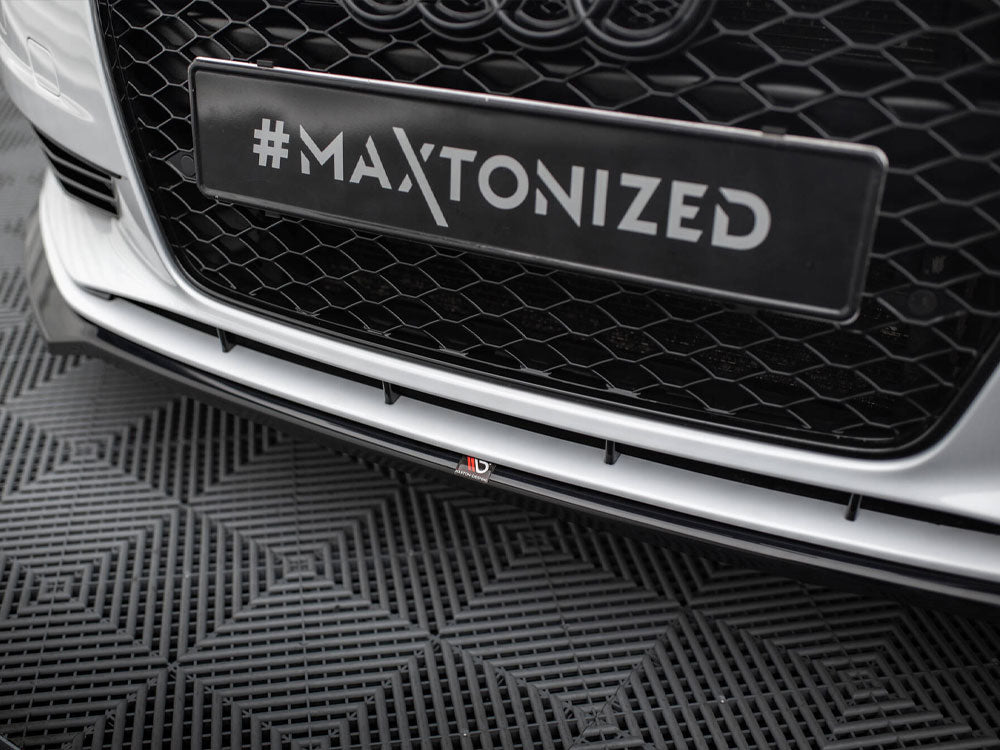 Audi - A3 Sedan 8V: Maxton Front Splitter V2