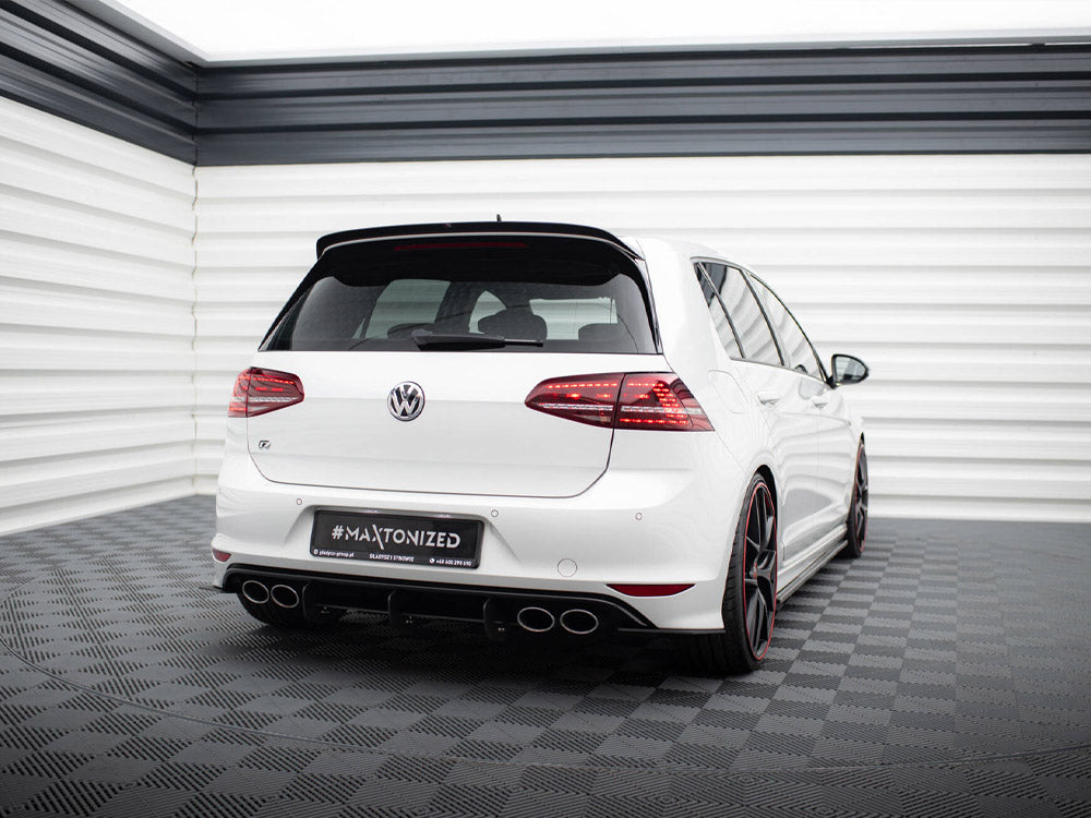 VW - Golf R MK7 Hatchback: Maxton Rear Diffuser; Rear Side Splitters