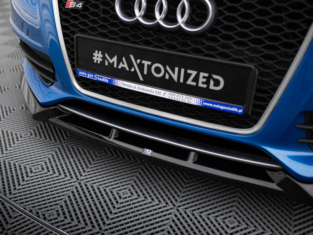Audi - S4 / A4 S Line B8: Maxton Front Splitter V4