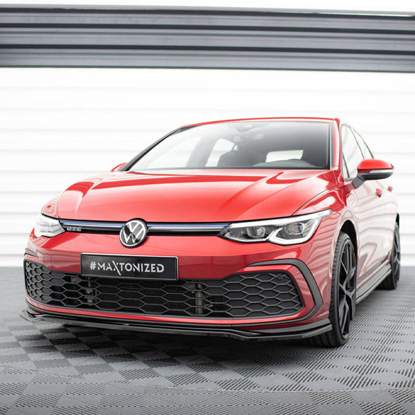 VW - Golf GTI / GTE / GTD / R Line MK8: Maxton Front Splitter V4