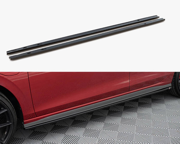 VW - Golf GTI / GTE / GTI Clubsport / GTD / R Line MK8: Maxton Side Skirts V1