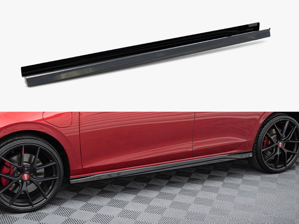 VW - Golf GTI / GTE / GTI Clubsport / GTD / R Line MK8: Maxton Side Skirts V3