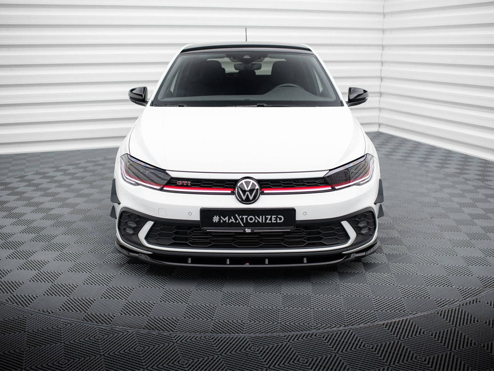 VW - Polo GTI MK6 Facelift: Maxton Front Splitter V1