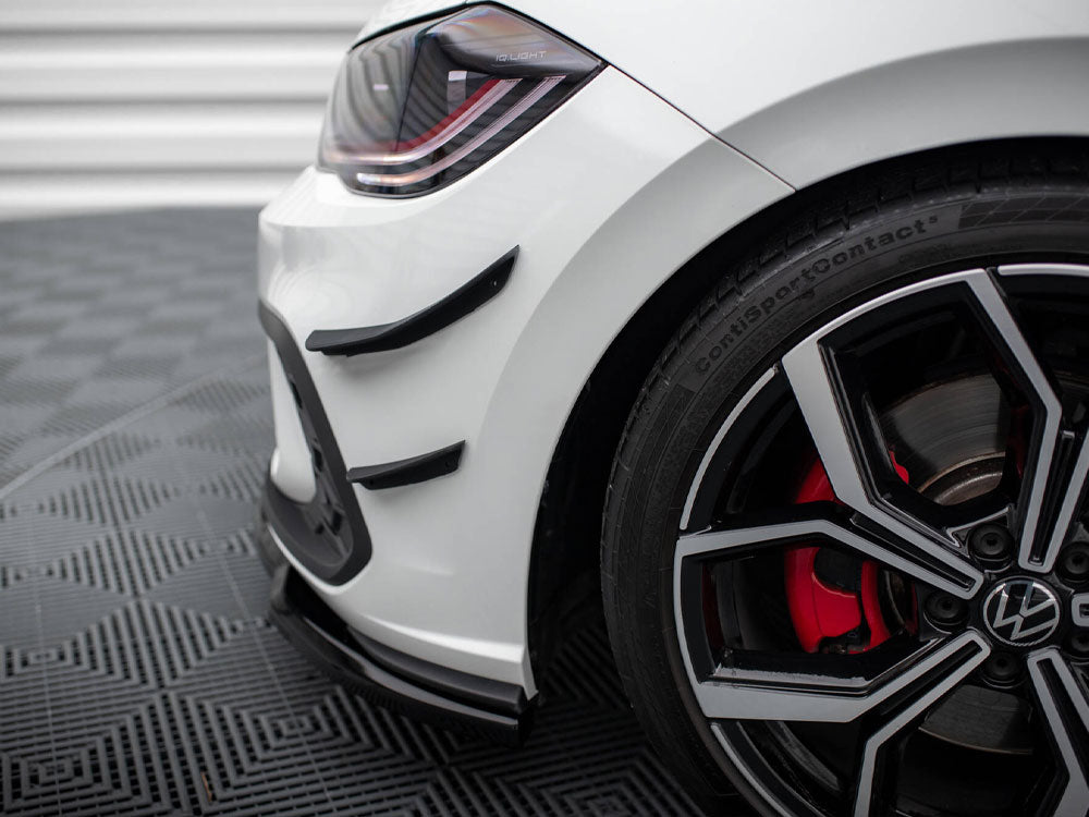 VW - Polo GTI MK6 Facelift: Maxton Front Bumper Wings (Canards)