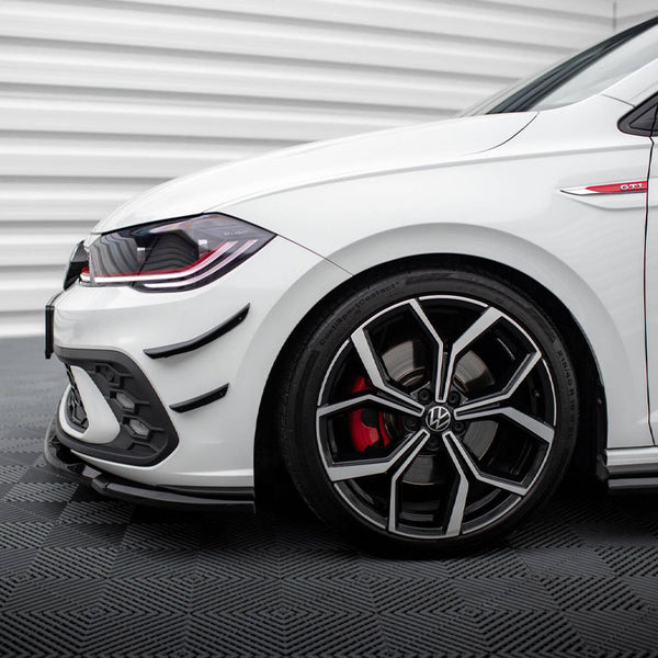 VW - Polo GTI MK6 Facelift: Maxton Front Bumper Wings (Canards)