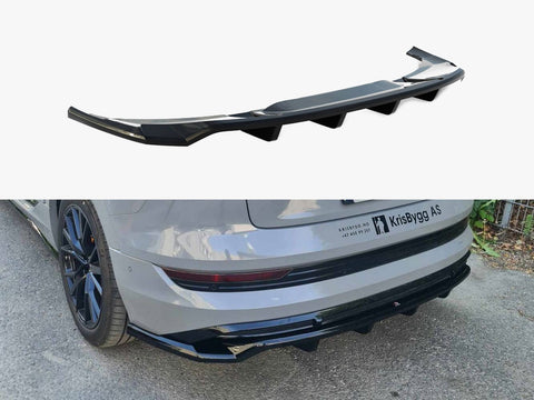 Audi - e-Tron S Line: Maxton Central Rear Splitter (Vertical Bars)