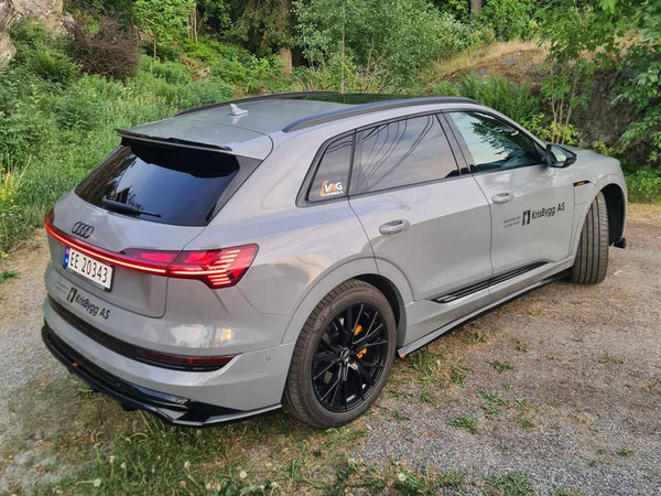 Audi - e-Tron S Line: Maxton Central Rear Splitter (Vertical Bars)