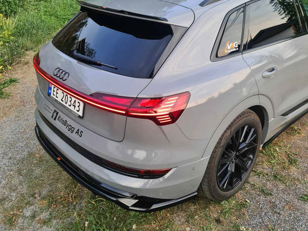 Audi - e-Tron S Line: Maxton Central Rear Splitter (Vertical Bars)