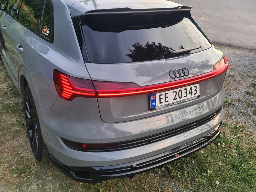 Audi - e-Tron S Line: Maxton Central Rear Splitter (Vertical Bars)