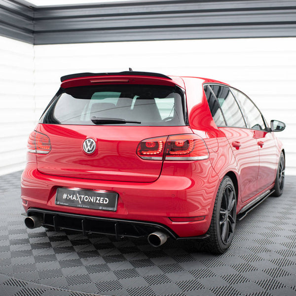 VW - Golf MK6 GTI / 35TH: Maxton Rear Diffuser &amp; Rear Side Splitters