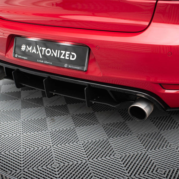 VW - Golf MK6 GTI / 35TH: Maxton Rear Diffuser &amp; Rear Side Splitters